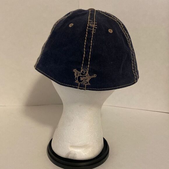 RARE TRUE RELIGION Brand Jeans Since 1956 Distressed Fitted Hat - Picture 3 of 6